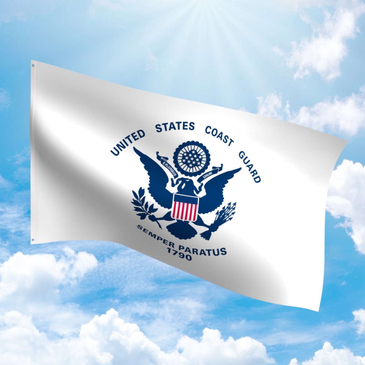 Picture of Coast Guard Nylon Flags - Outdoor
