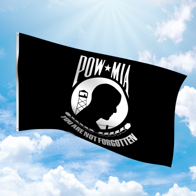 Picture of POW/MIA Polyester Flags - Outdoors