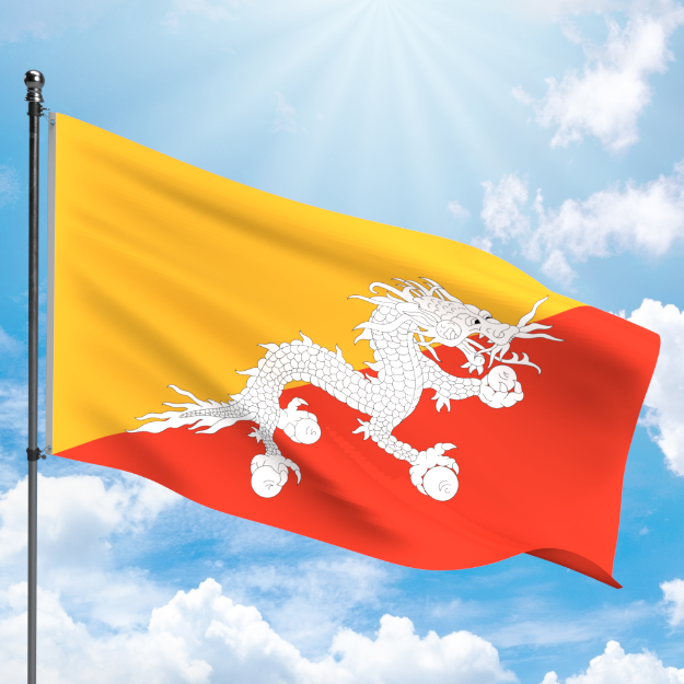 Picture of BHUTAN FLAG