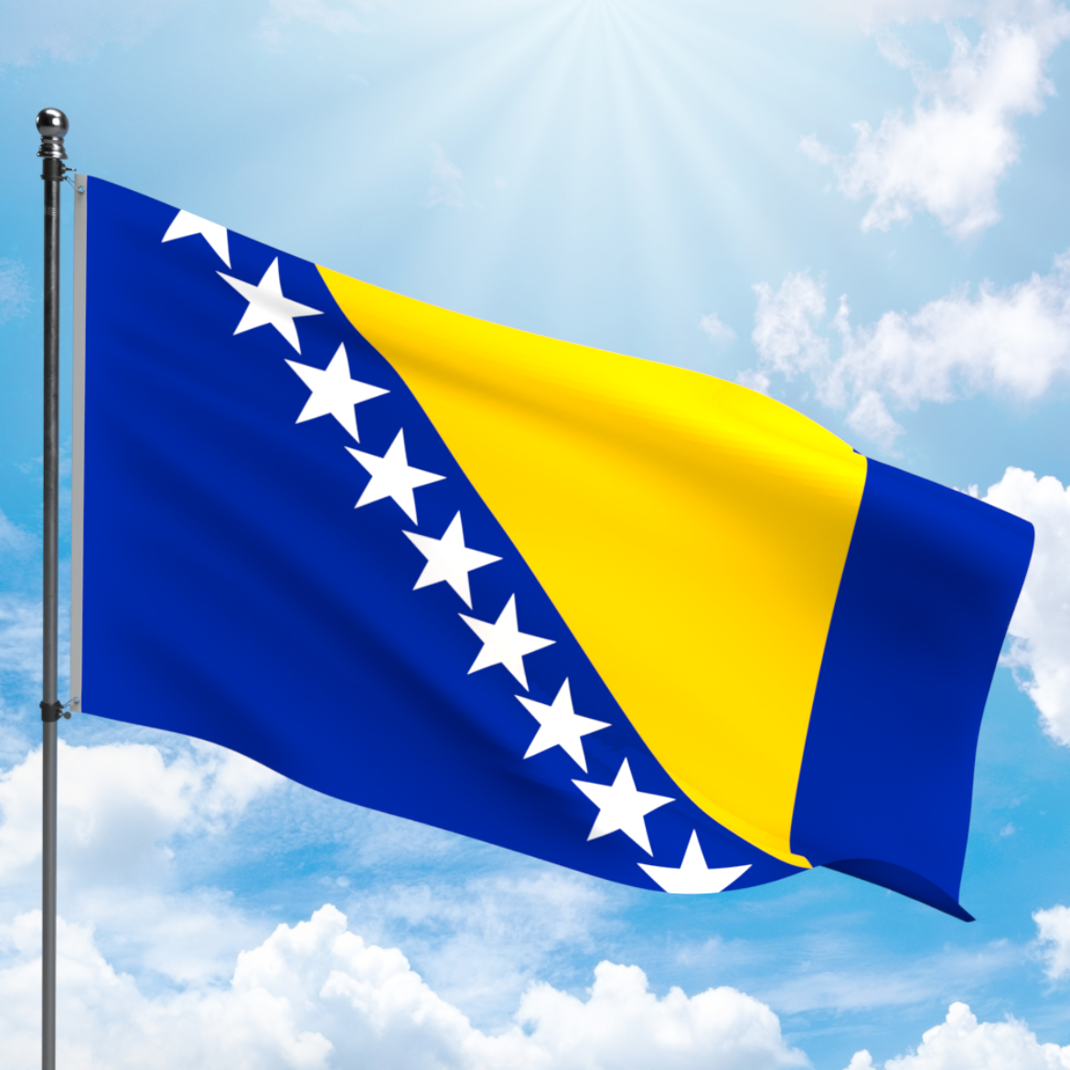 Picture of BOSNIA-HERZEGOVINA FLAG