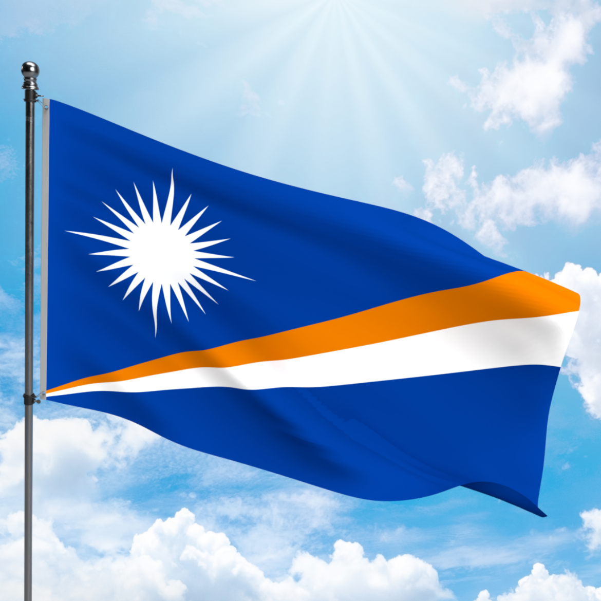 Picture of MARSHALL ISLANDS FLAG