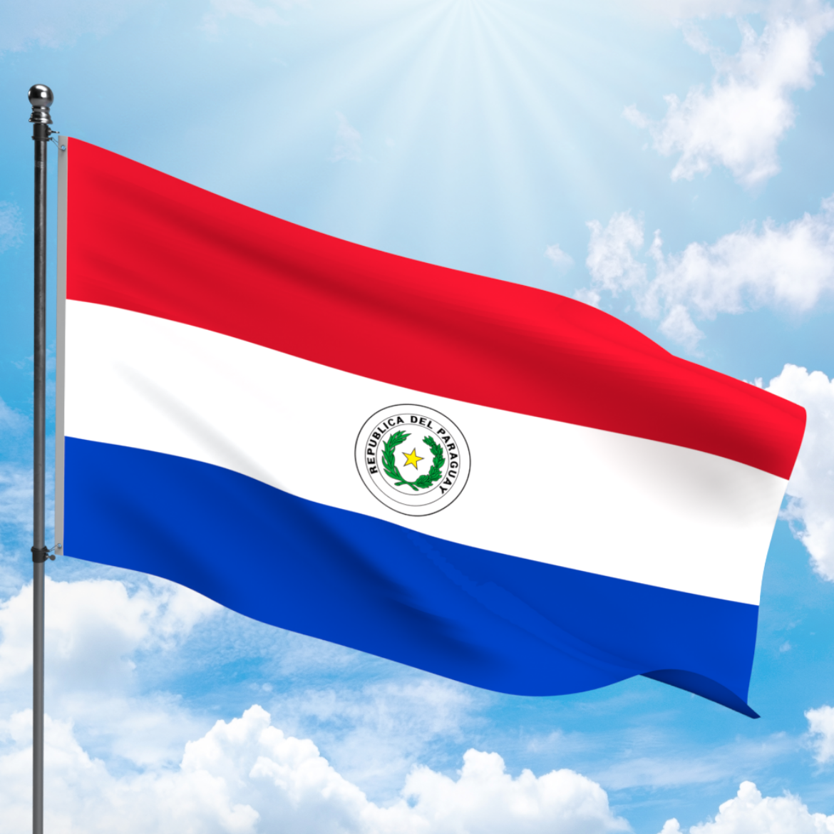 Picture of PARAGUAY FLAG