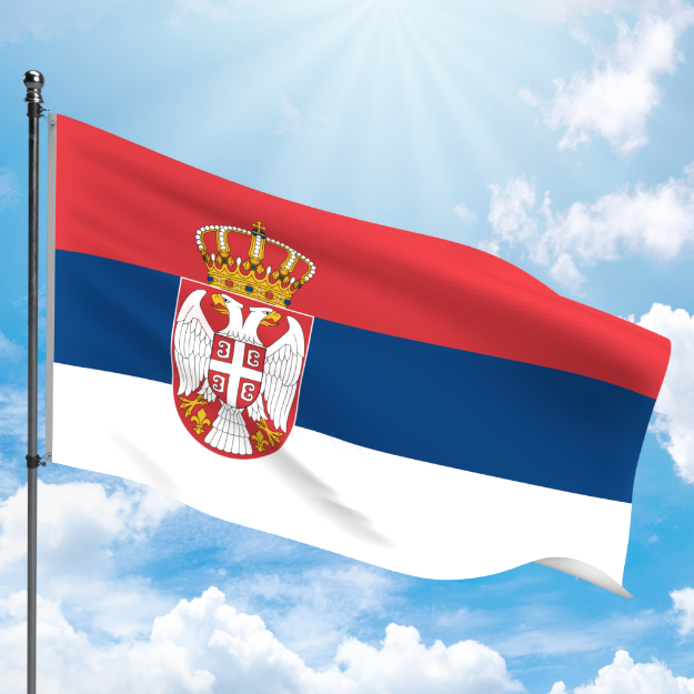 Picture of SERBIA FLAG