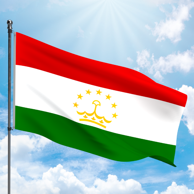 Picture of TAJIKISTAN FLAG