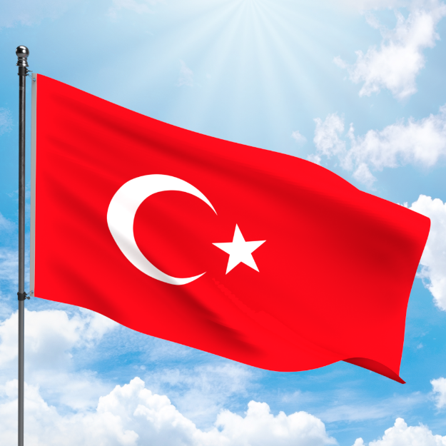 Picture of TURKEY FLAG