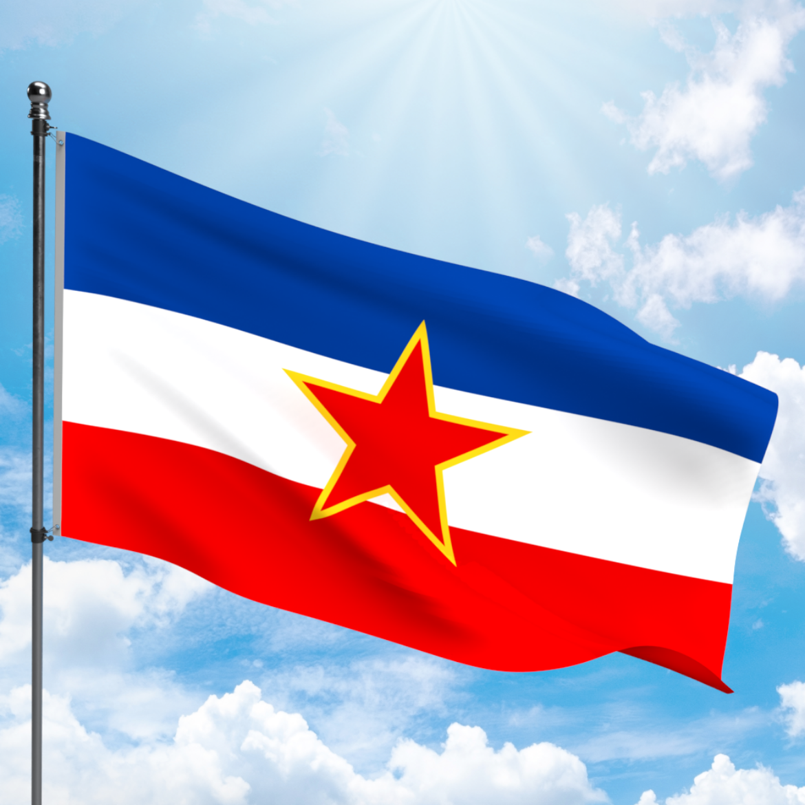 Picture of YUGOSLAVIA FLAG