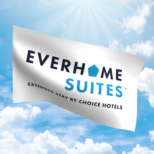 Picture of Everhome Suites Flag - White