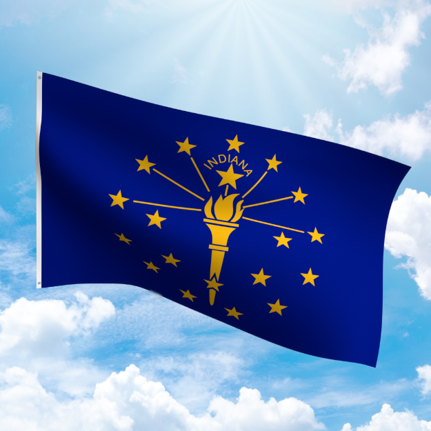 Picture of INDIANA NYLON FLAG