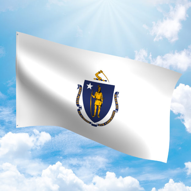 Picture of MASSACHUSETTS NYLON FLAG