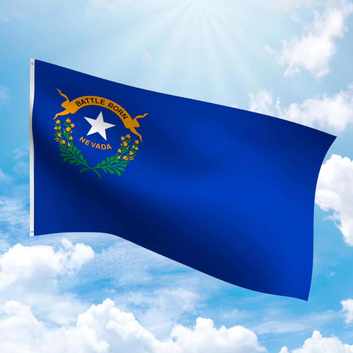Picture of NEVADA NYLON FLAG