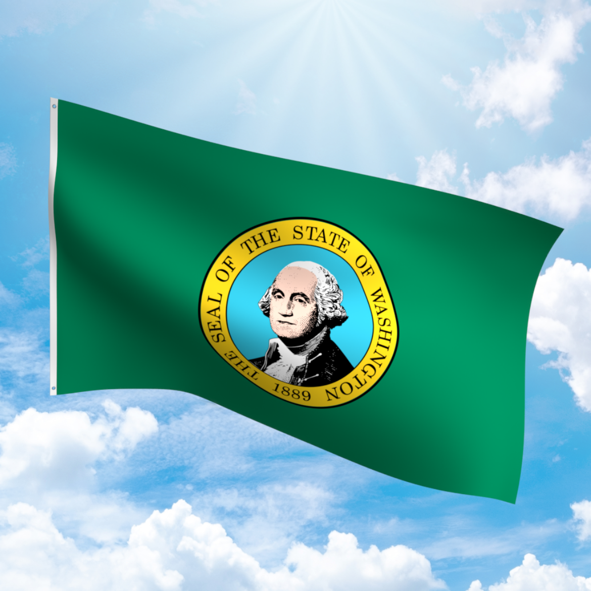 Picture of WASHINGTON NYLON FLAG
