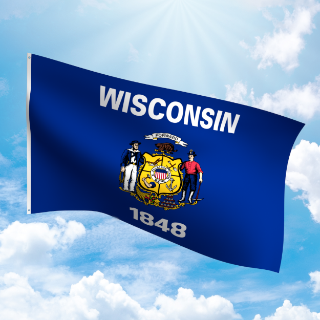 Picture of WISCONSIN NYLON FLAG