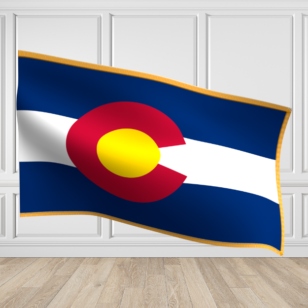 Picture of COLORADO POLE HEM & SLEEVE POLYESTER FLAG