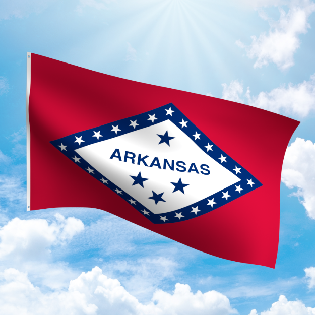 Picture of ARKANSAS POLYESTER FLAG