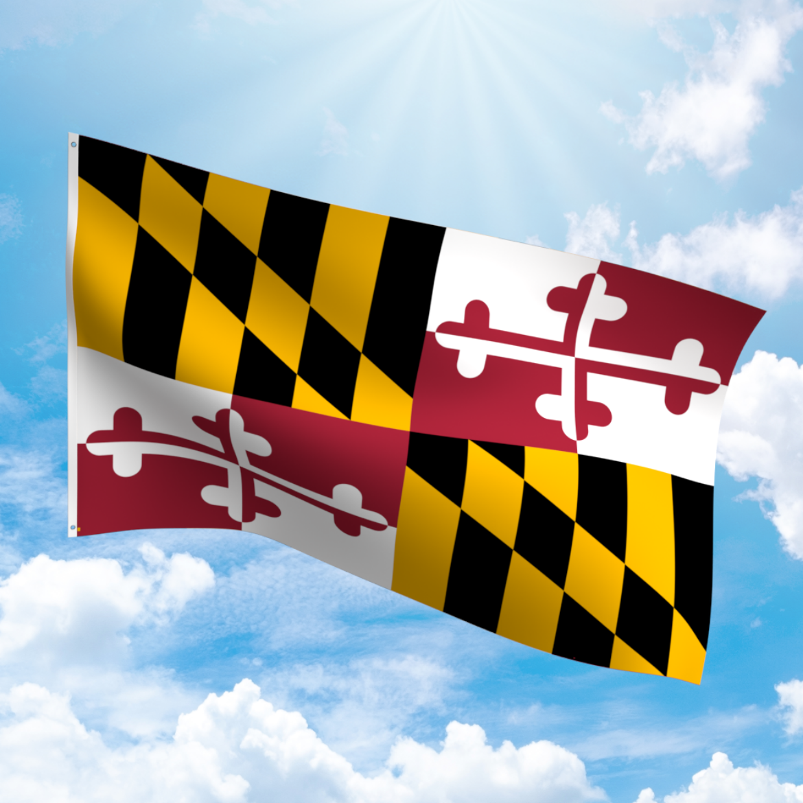 Picture of MARYLAND POLYESTER FLAG