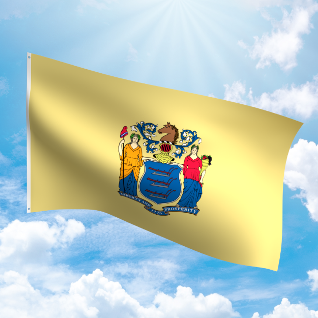 Picture of NEW JERSEY POLYESTER FLAG