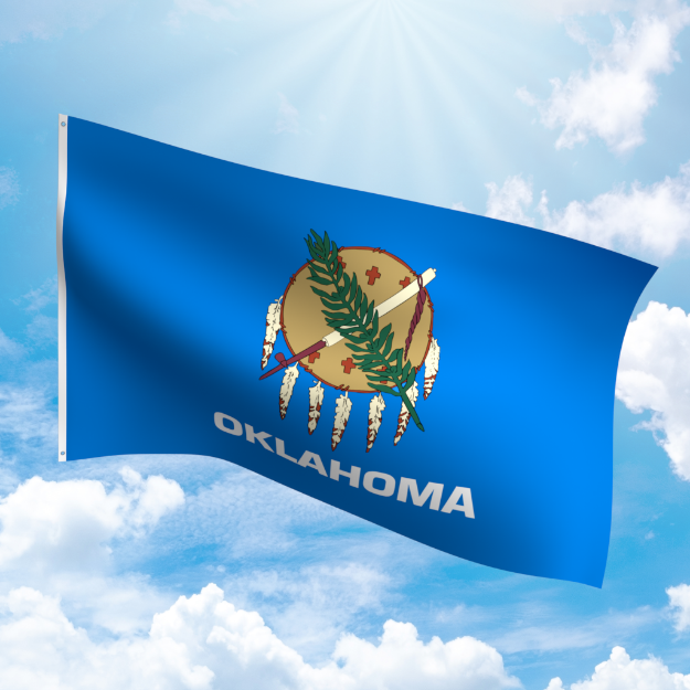 Picture of OKLAHOMA POLYESTER FLAG