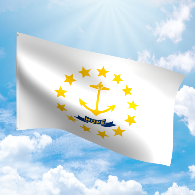 Picture of RHODE ISLAND POLYESTER FLAG