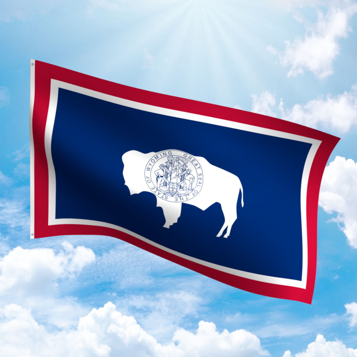 Picture of WYOMING POLYESTER FLAG